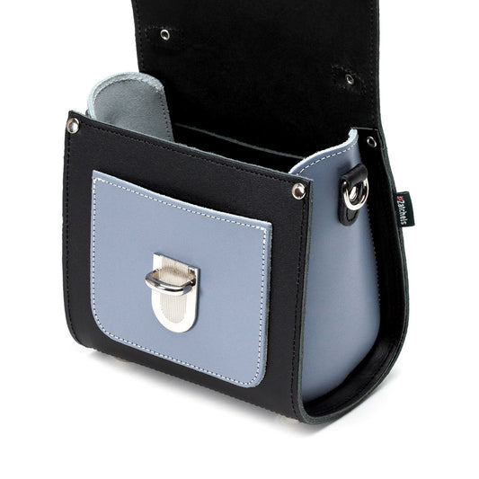 Handmade Leather Sugarcube Handbag – Mocha Mauve