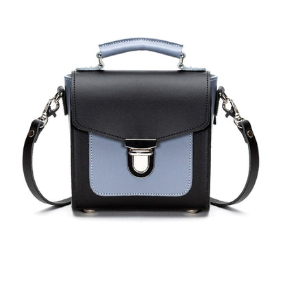 Handmade Leather Sugarcube Handbag – Mocha Mauve