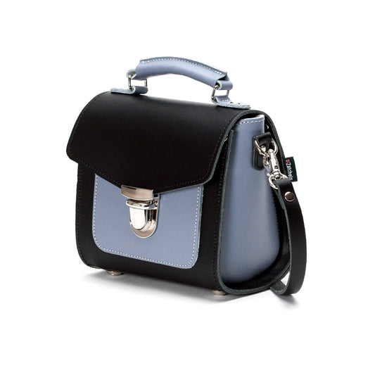 Handmade Leather Sugarcube Handbag – Mocha Mauve